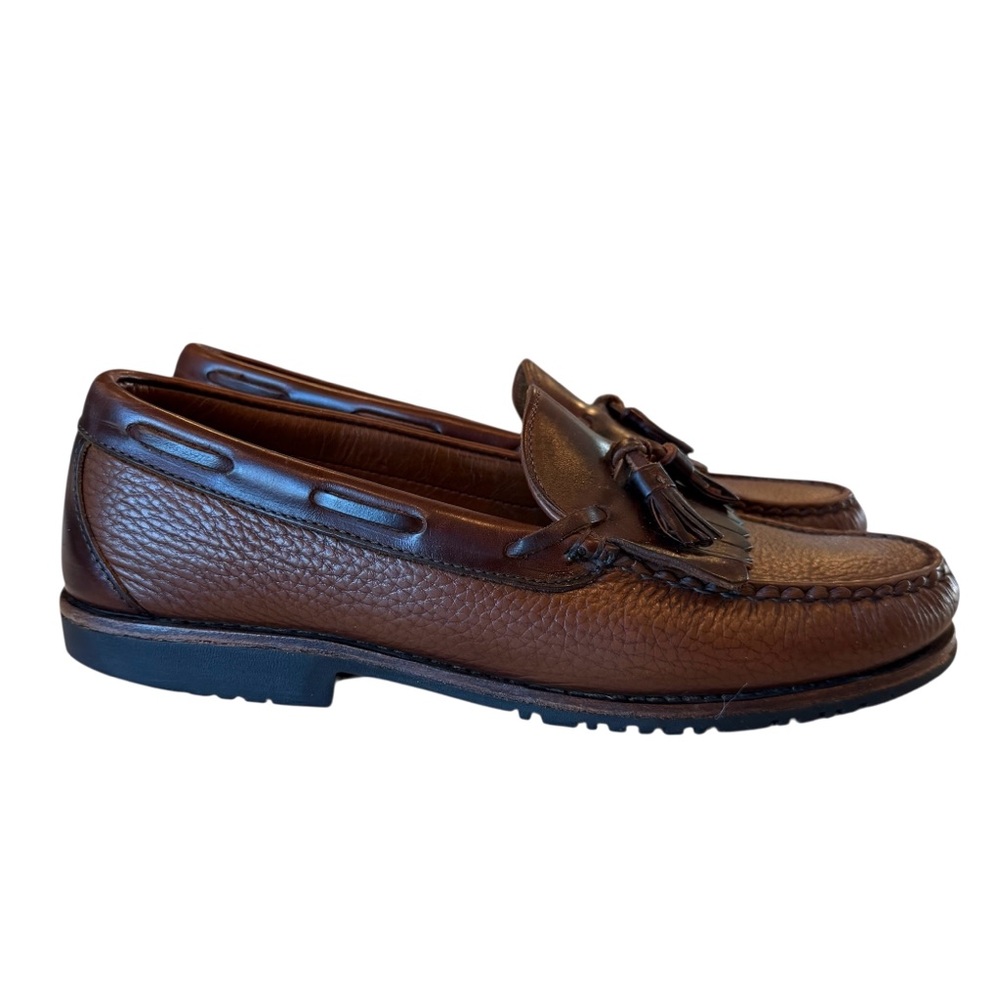Allen Edmonds Dark Brown Leather Tassel Loafers
